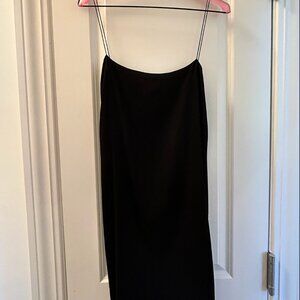 Black Two-Piece Designer Calvin Klein Dress
